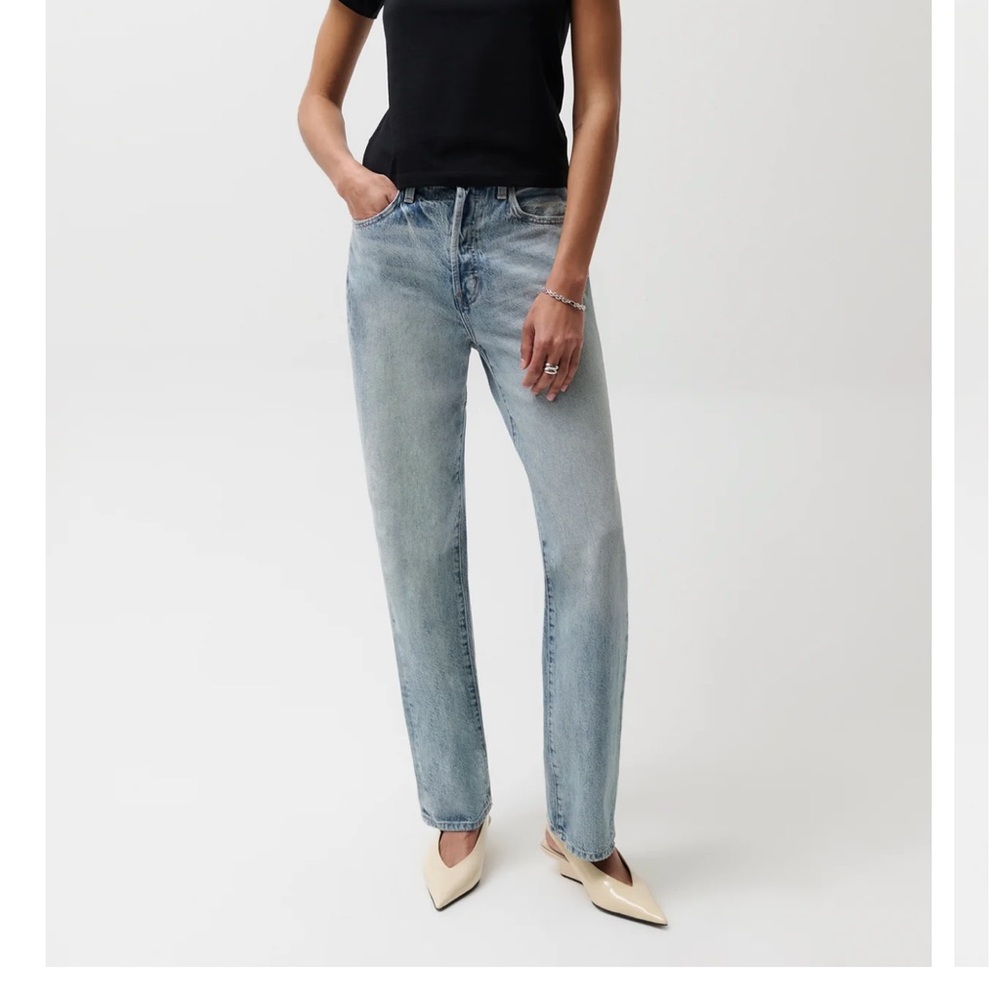 Pistola Light Blue Straight Leg Jeans